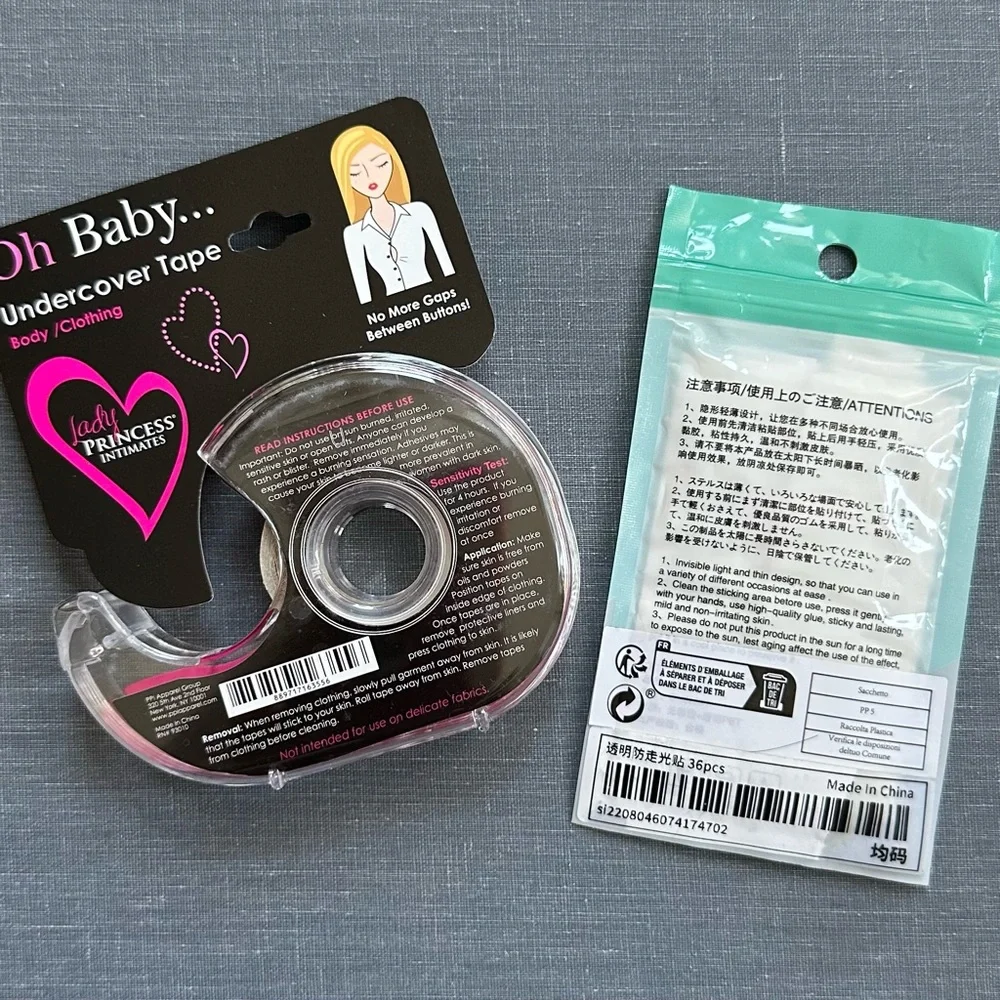 NEW Oh Baby Undercover Tape & Generic fashion tape- 2 packs total